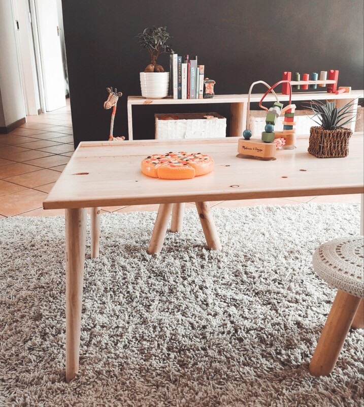 Extra set of legs for tables