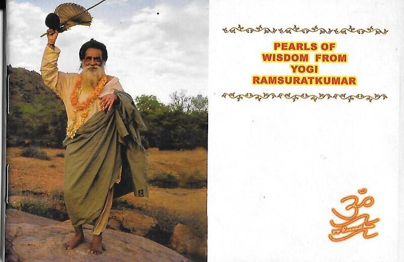 Pearls of wisdom from yogi ramsuratkumar
