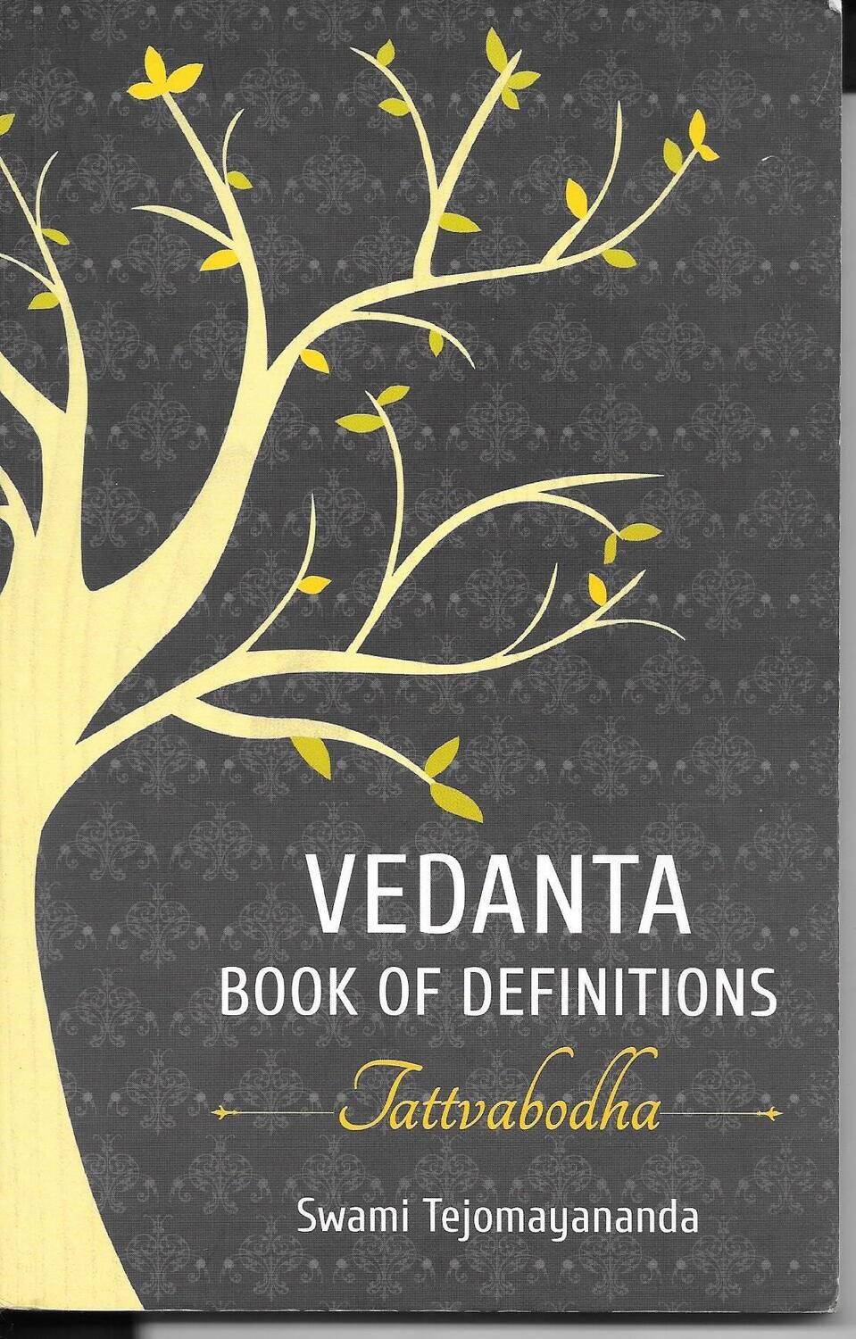 VEDANTA BOOK OF DEFINITIONS ENGLISH
