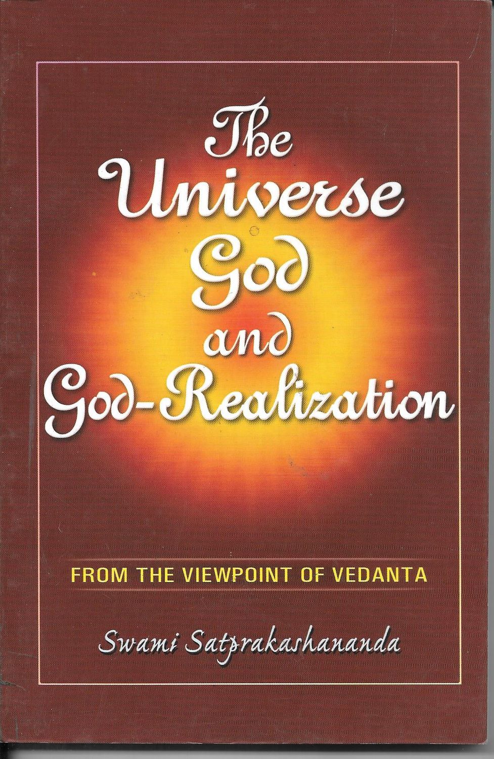 The Universe God and God Realization (English)