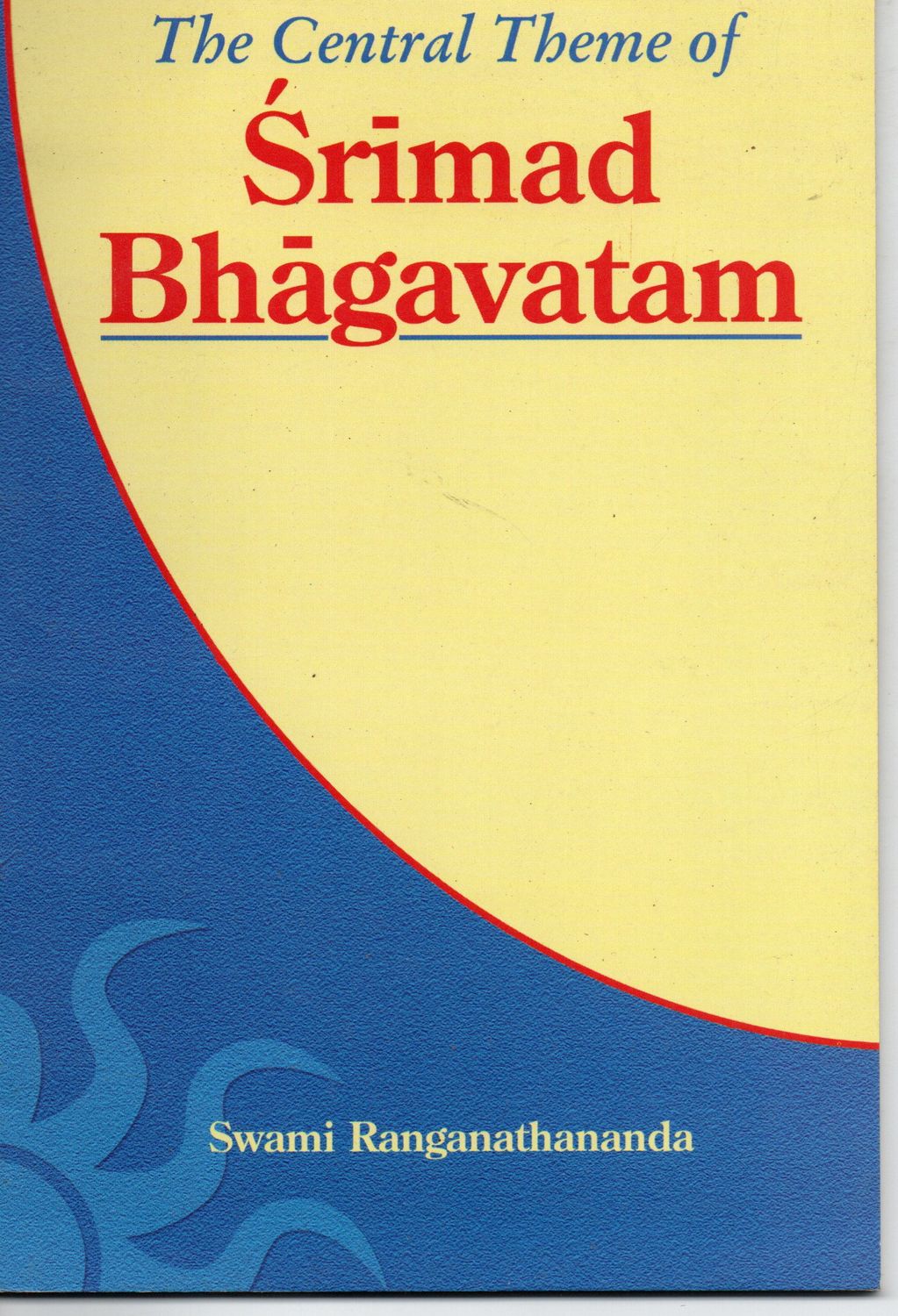The Central Theme Of SriMad Bhagavatam (English) Old Book