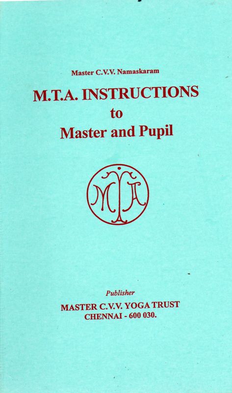 M T A Instructions To Master and Pupil (English) Old Book
