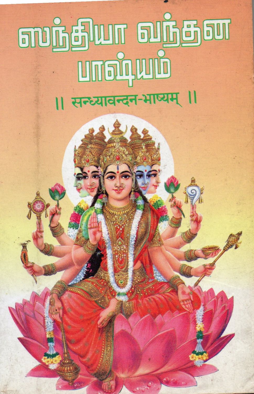 Sandhya Vandhanam Bashyam (Tamil) Old Book