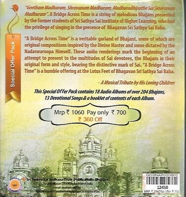 A Bridge Across Time (Sai Bhajans) (English)