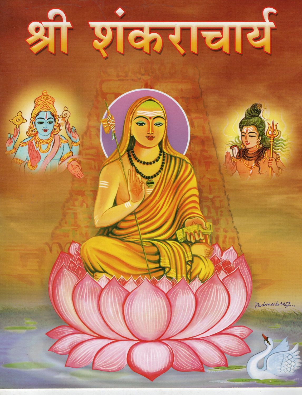 Shri Shankaracharya Pictorial Book In Hindi