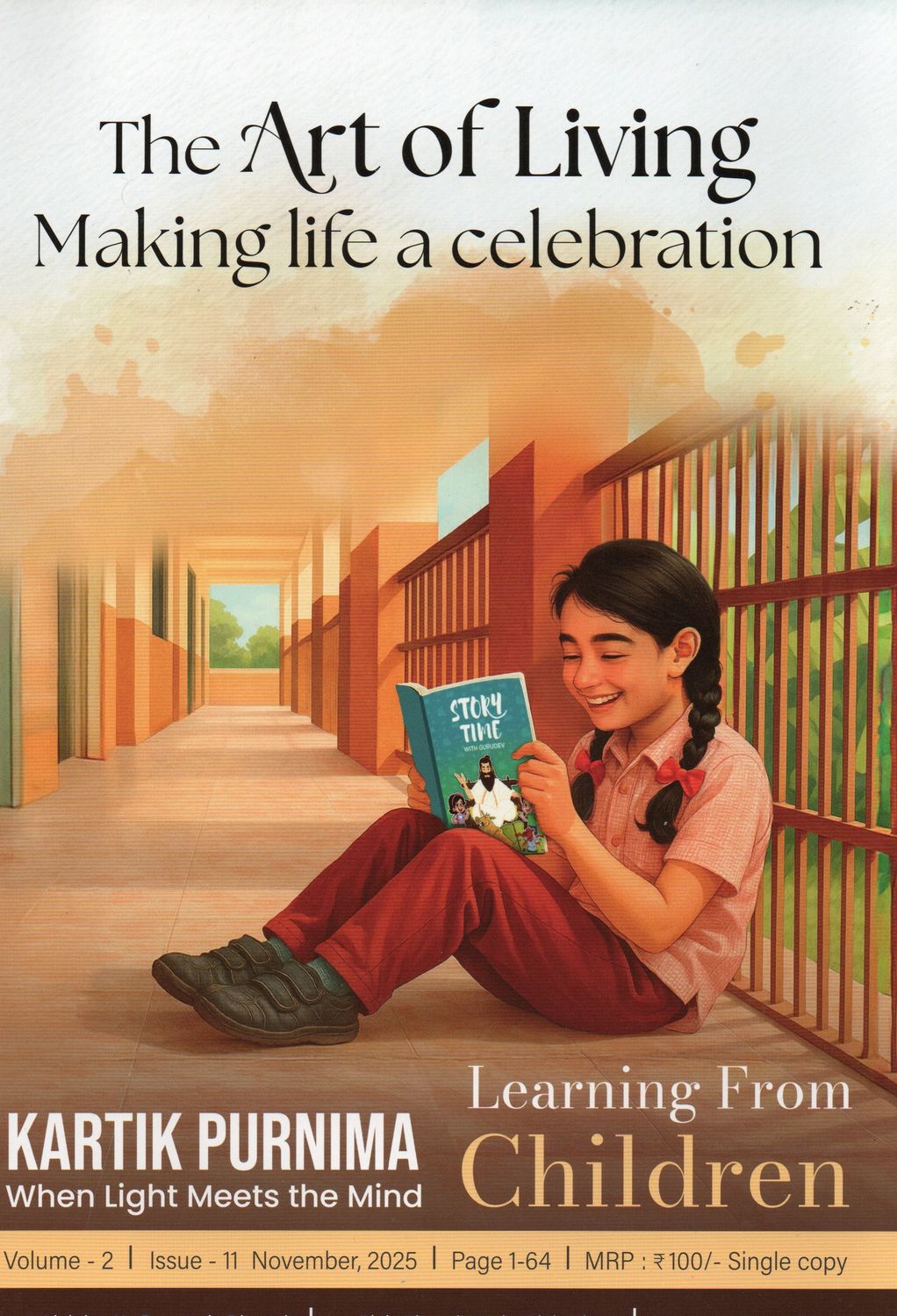 The Art of Living Making life a celebration, Monthly Magazine from AOL Vol -2, Issue-11, Nov 2025,
