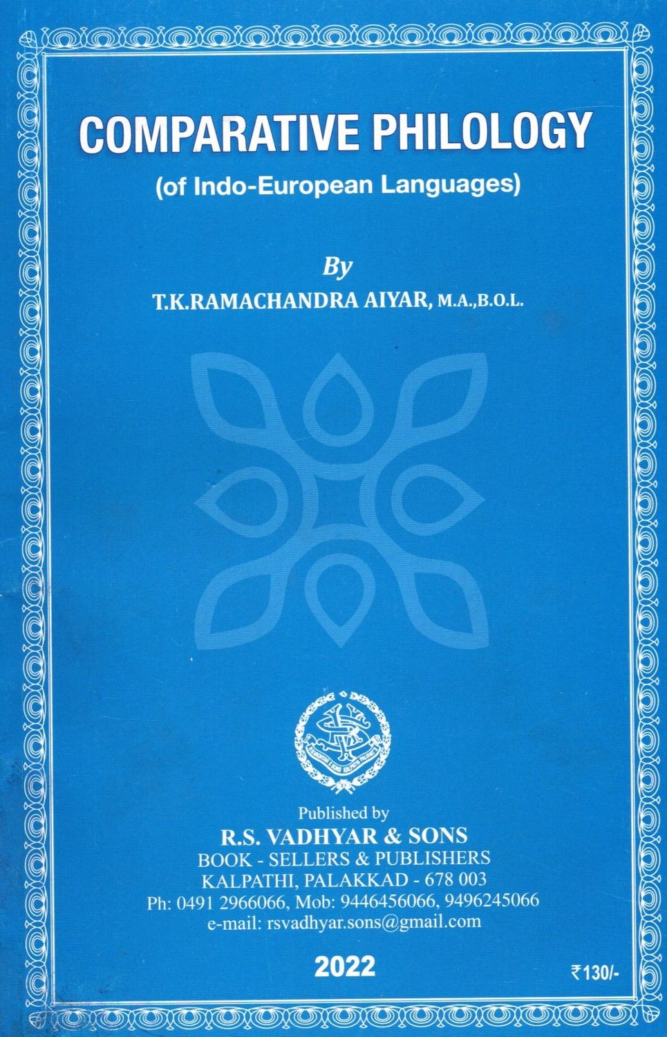 COMPARATIVE PHILOLOGY (English)