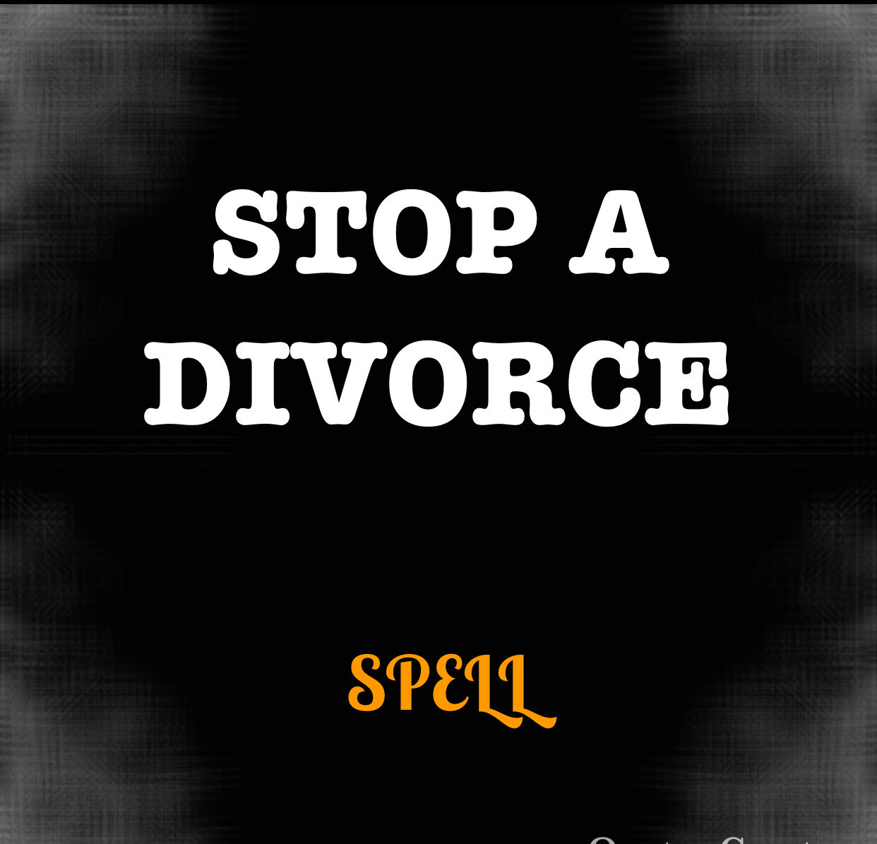 Stop A Divorce