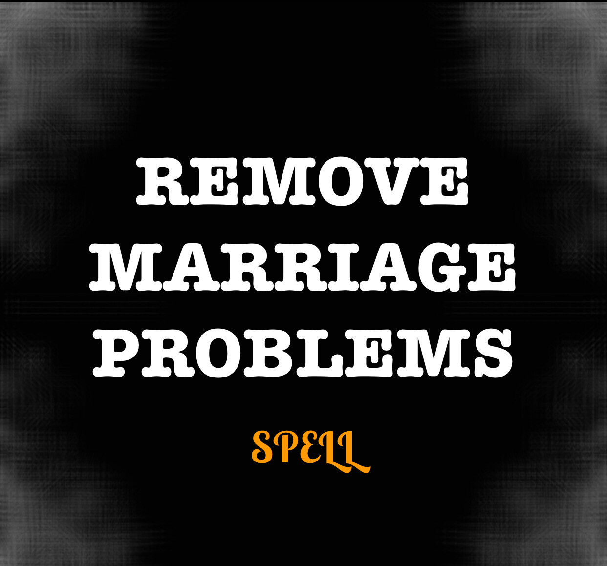 Remove Marriage Problem