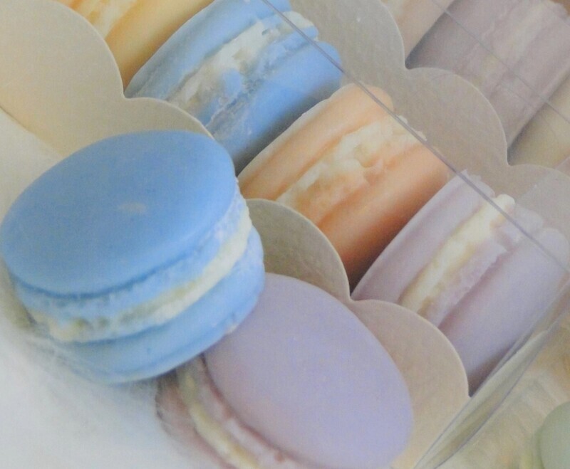 Doos van 7 Macarons Soja Wax Melts