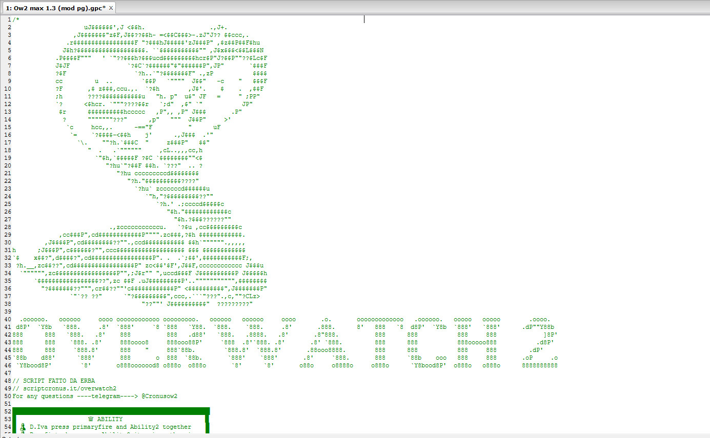 Script Overwatch2 CronusMax