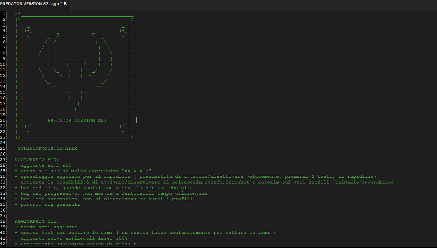 Script Apex legends s24 Cronus Zen Script Apex legends s24 Cronus Zen