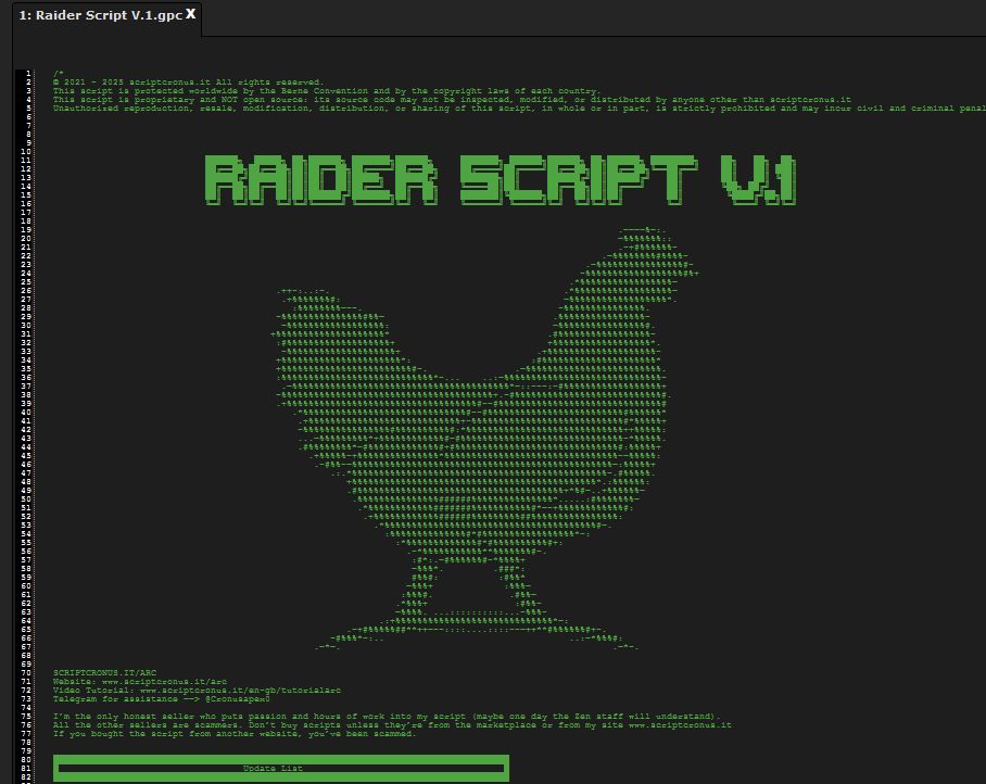 Script ARC Riders Cronus Zen