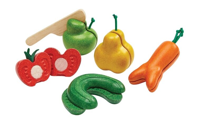 Kromme snij fruit & groenten set - PlanToys