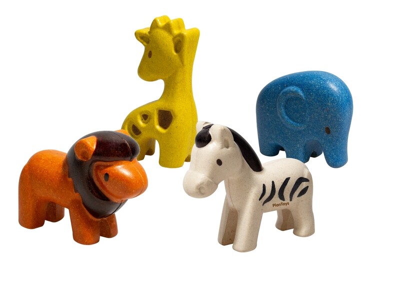 Wild life houten dieren set - PlanToys