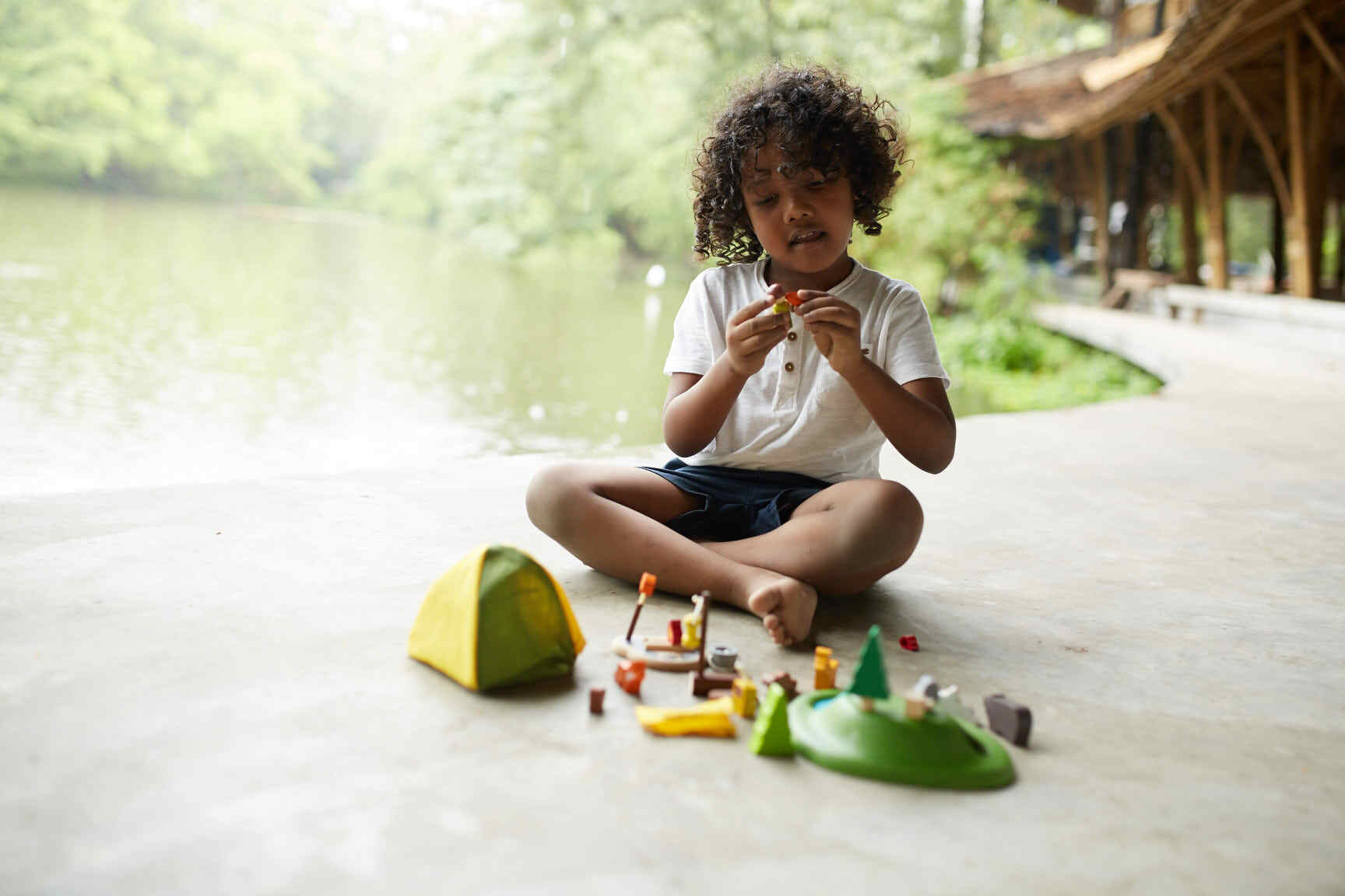 Plan City houten camping set - PlanToys