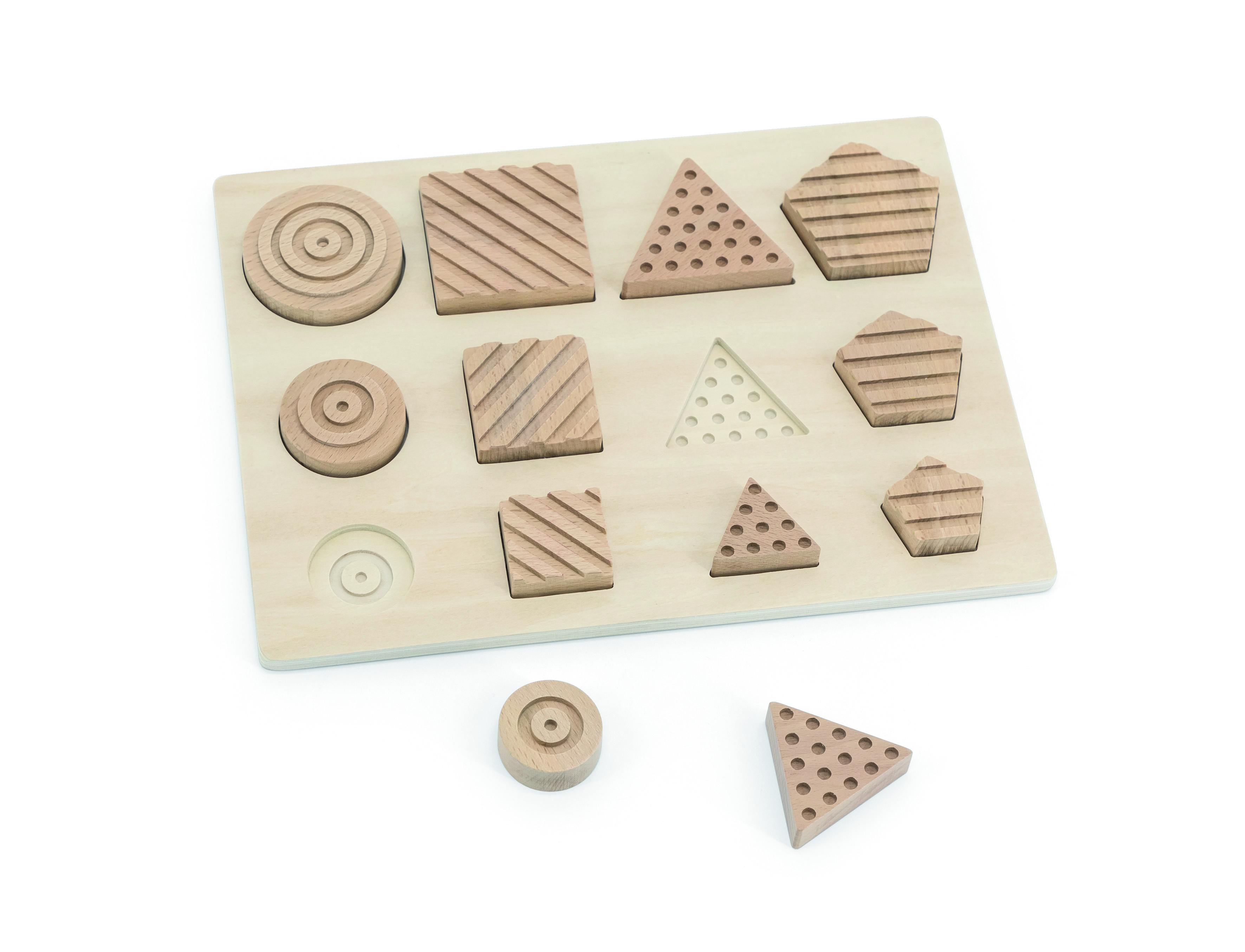 Geo sensorische vormen puzzel - Andreu Toys
