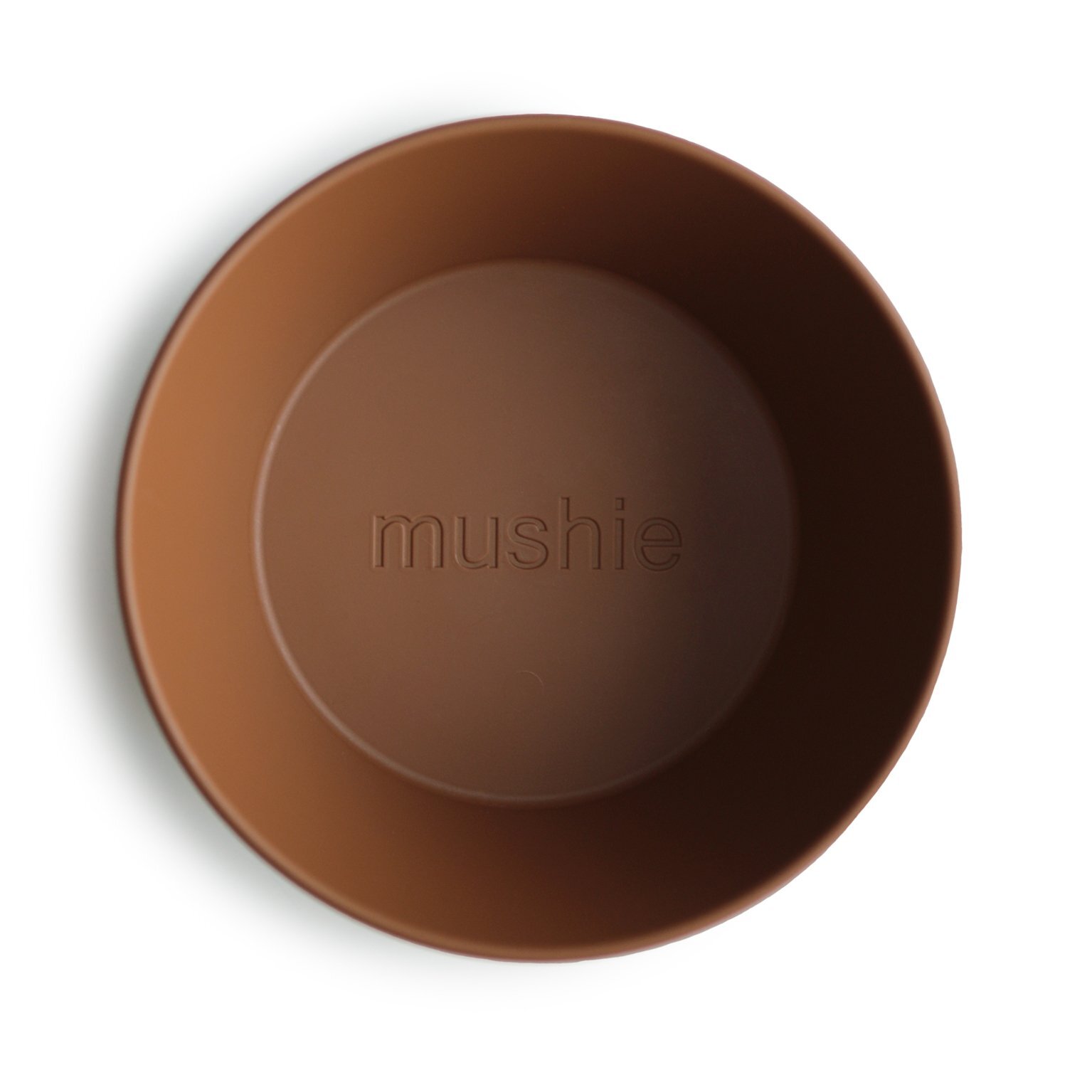 set van 2 ronde kommen - Caramel - Mushie