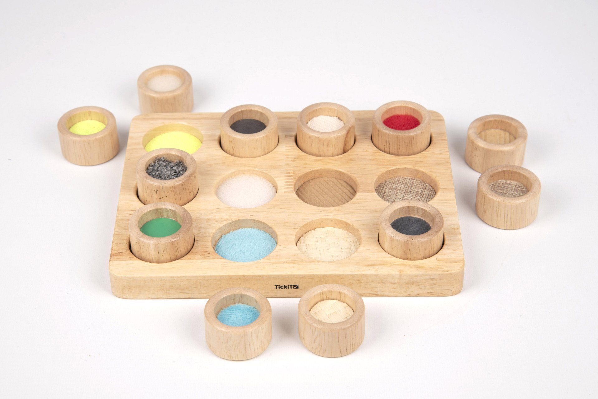 Houten voel en zoek set -Tickit