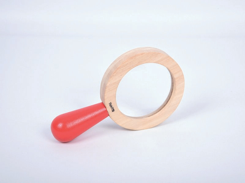 Houten vergrootglas -Tickit
