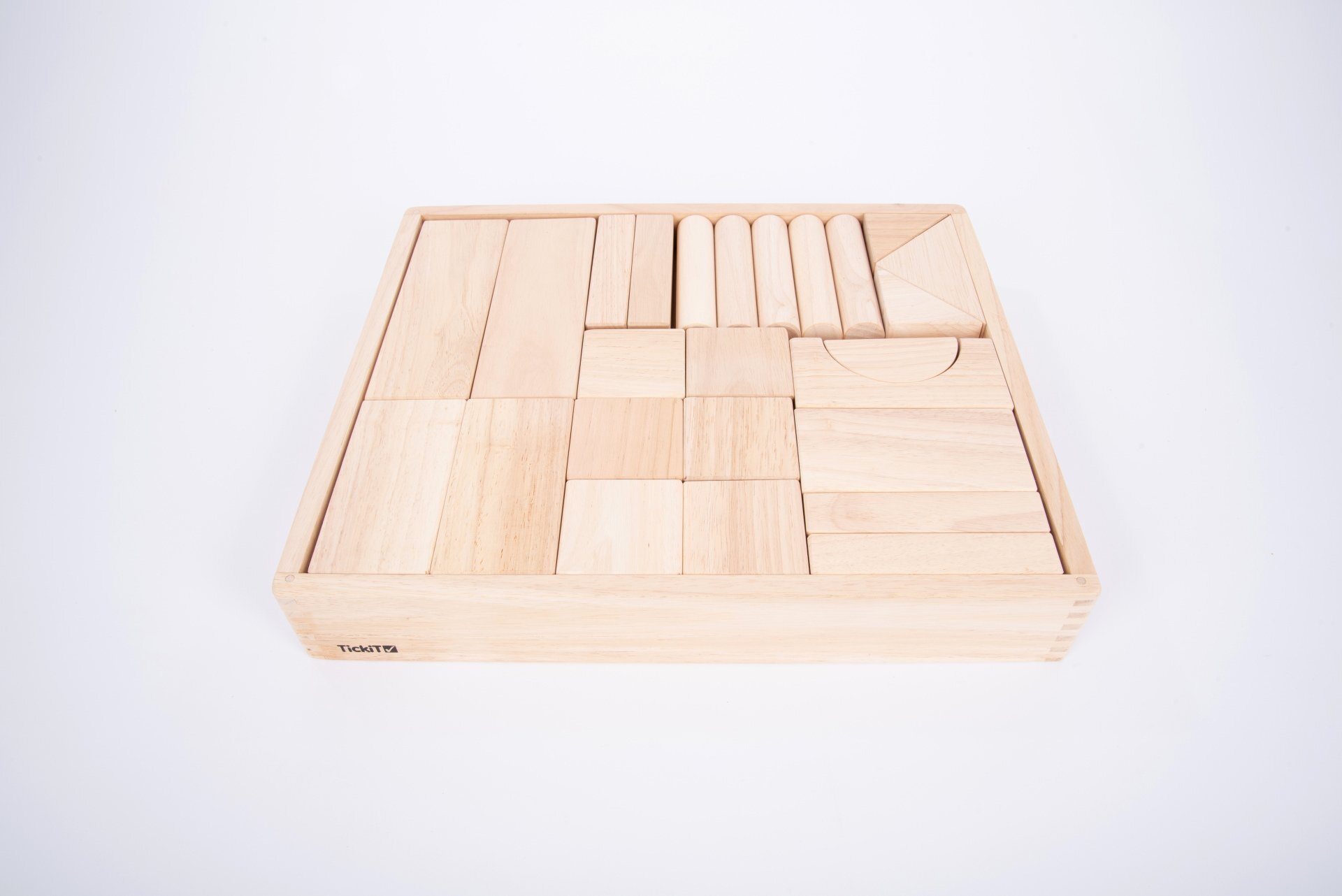 Houten jumbo blokken set -Tickit