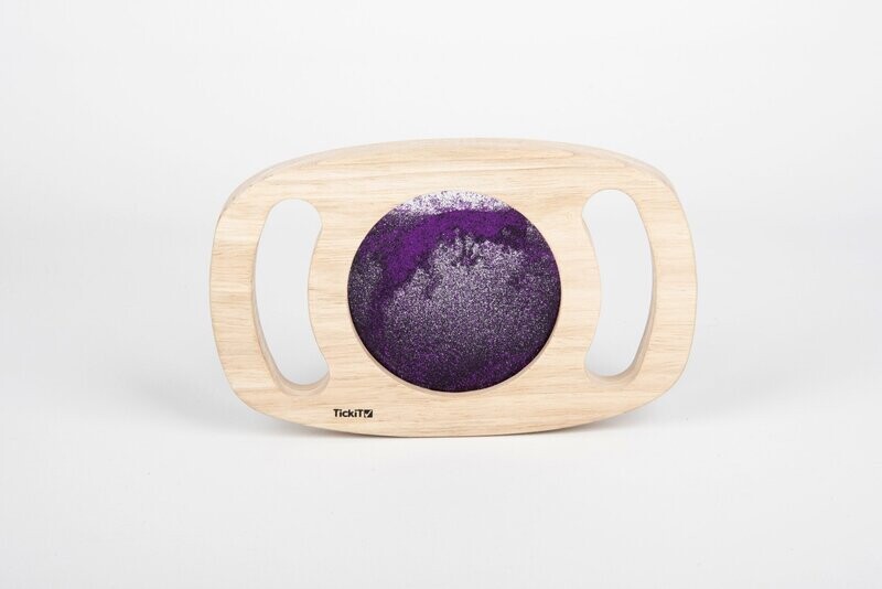Gemakkelijk vast te houden glitter paneel Paars -Tickit