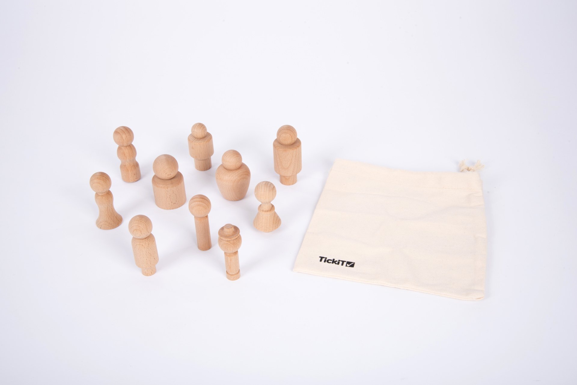Houten figuren -Tickit