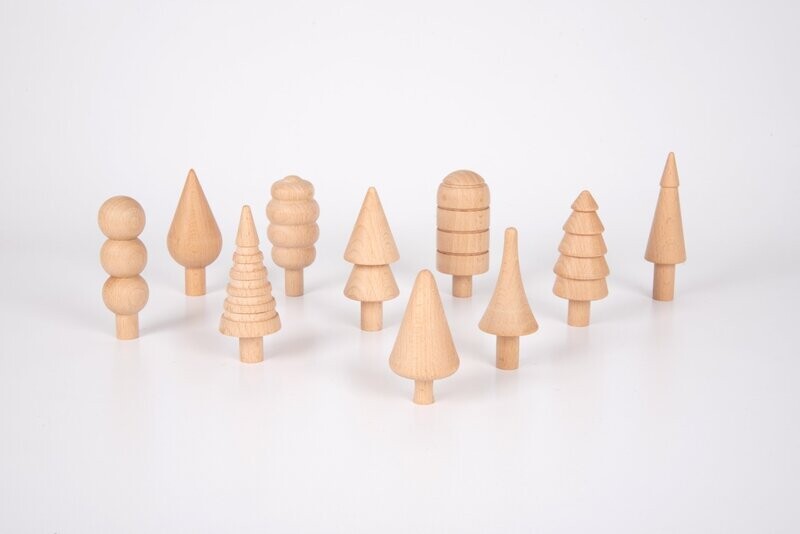 Houten bosbomen set -Tickit