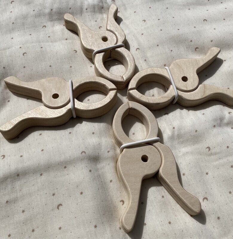 Set van 4 Reuzenspeelknijpers - Speelbelovend