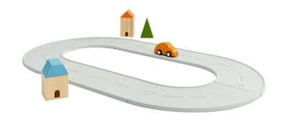 Rubber road & rail - kleine set - PlanToys