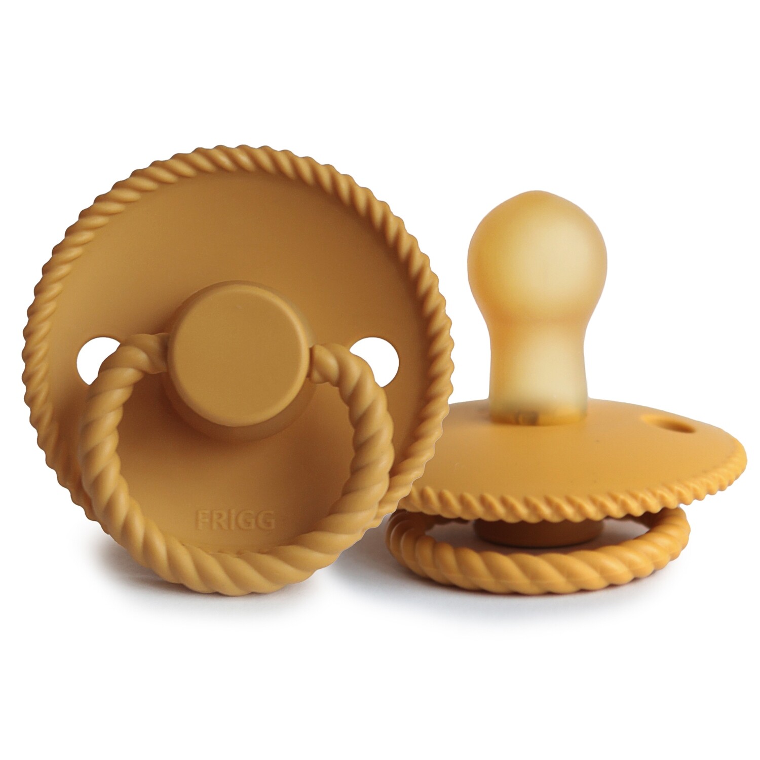 Frigg speen - Rope Honey gold   - Latex - T2 (6-12 maanden)