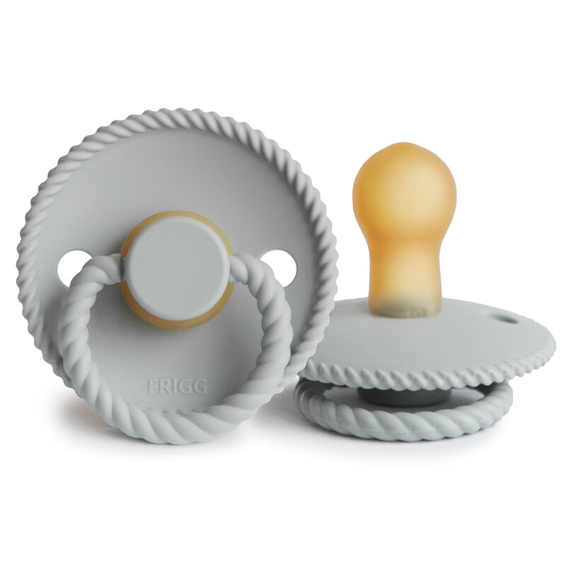 Frigg speen - Rope Silver gray - Latex - T1 (0-6 maanden)