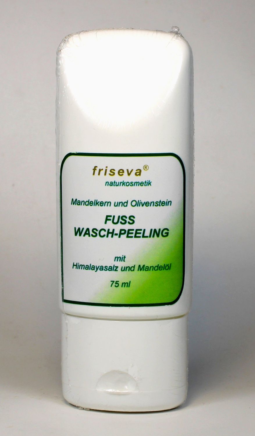 Fuß Wasch Peeling mit Mandelkern- und Olivensteinmehl, Himalaya Salz (natives Steinsalz) und Mandelöl