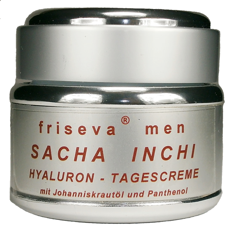 SACHA INCHI men Tagescreme mit Rosmarin-Hydrolat, Seidenprotein, Avocadin, Squalan, Allantoin, Olivenöl, Panthenol, Tocopherol (Vit E) und natürlichem Breitband-Sonnenschutz SACHA INCHI men Tagescreme mit Rosmarin-Hydrolat, Seidenprotein, Avocadin, Squalan, Allantoin, Olivenöl, Panthenol, Tocopherol (Vit E) und natürlichem Breitband-Sonnenschutz