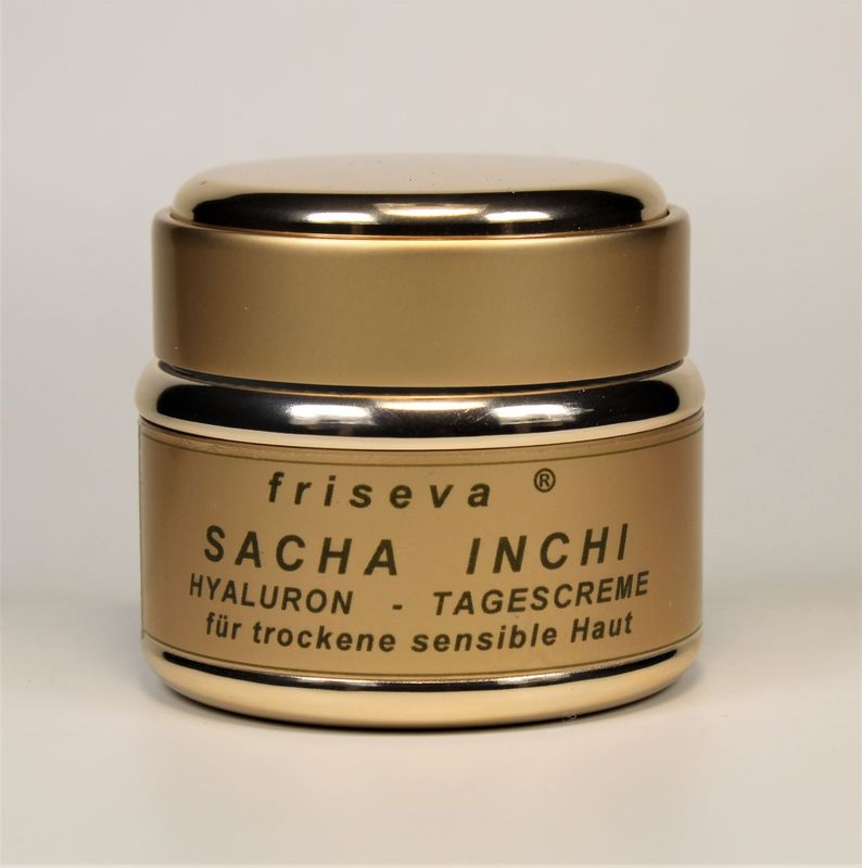 SACHA INCHI GOLD Tagescreme mit Hyaluron für trockene, sensible Haut SACHA INCHI GOLD Tagescreme mit Hyaluron für trockene, sensible Haut
