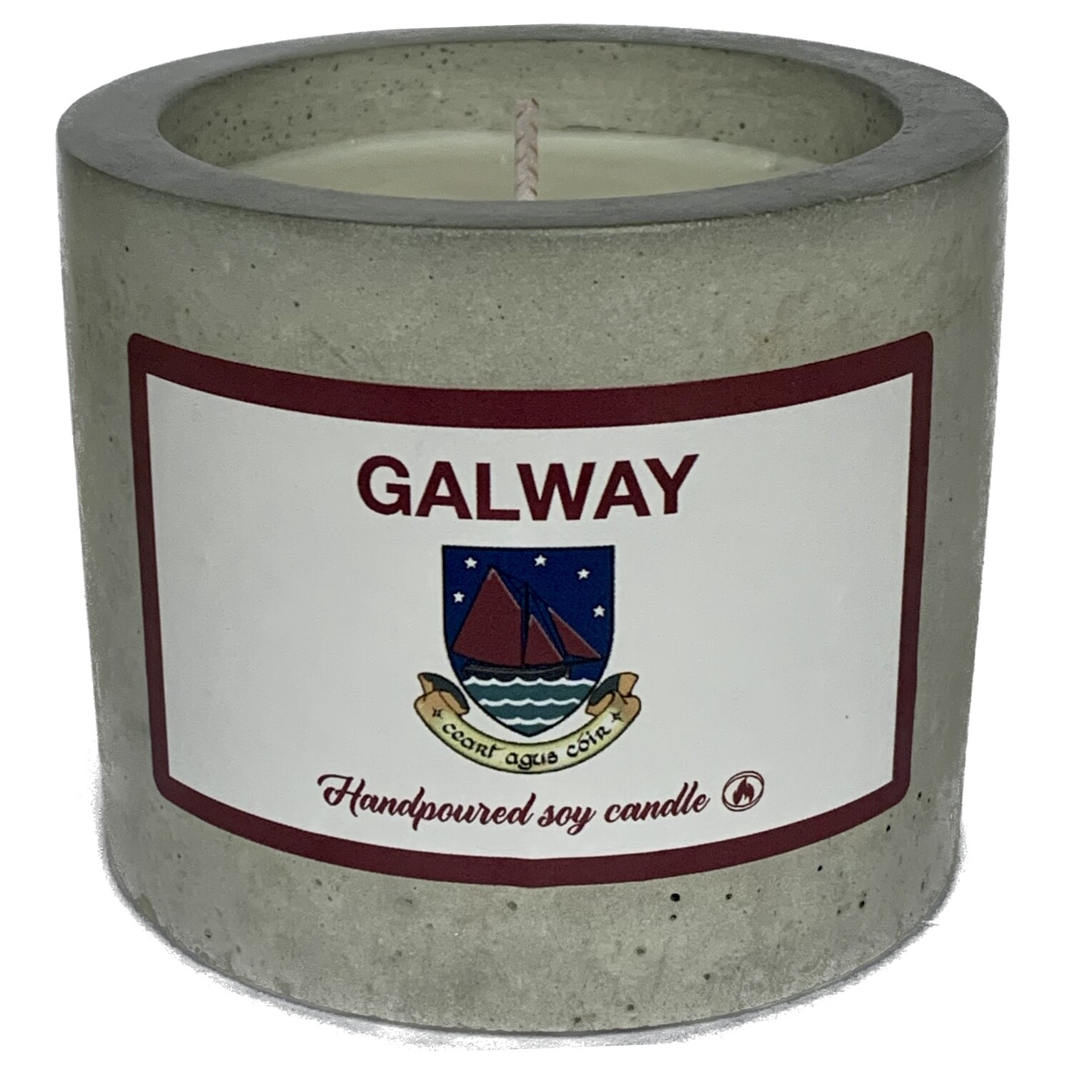 Galway Concrete Candle