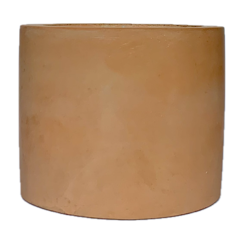 Plain Pink Cement Candle