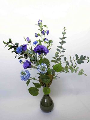 Zijden boeket  Centaurea