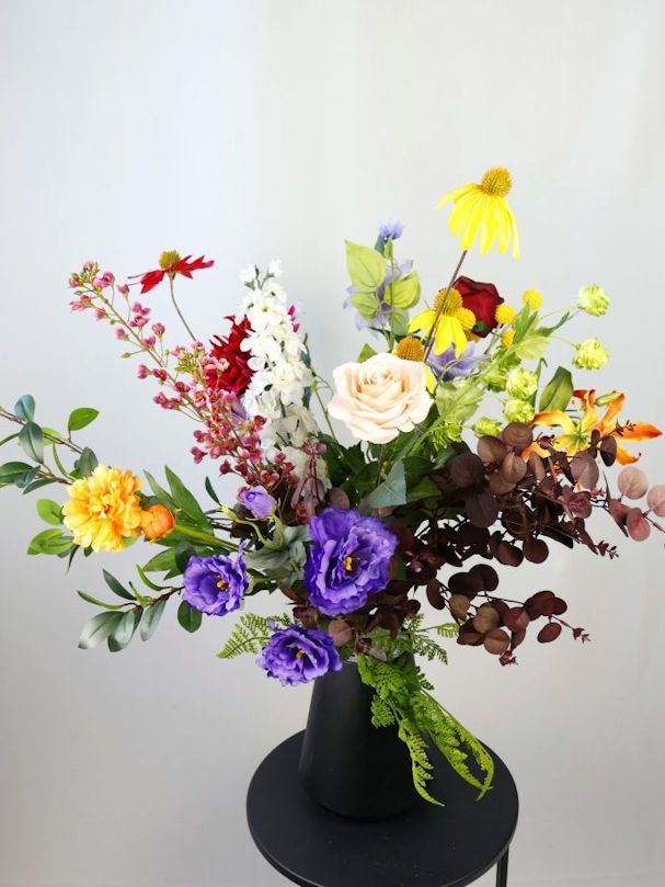 Zijden boeket Emerald