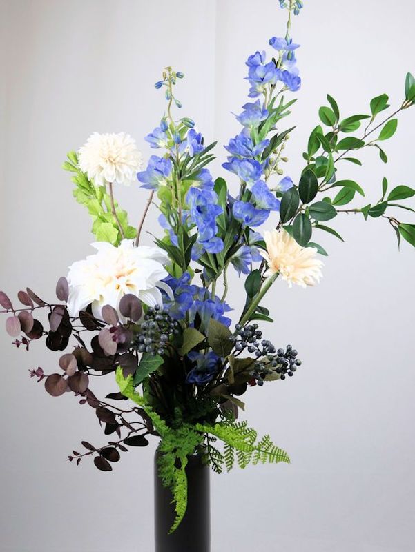 Zijden boeket Bleu Zijden boeket Bleu