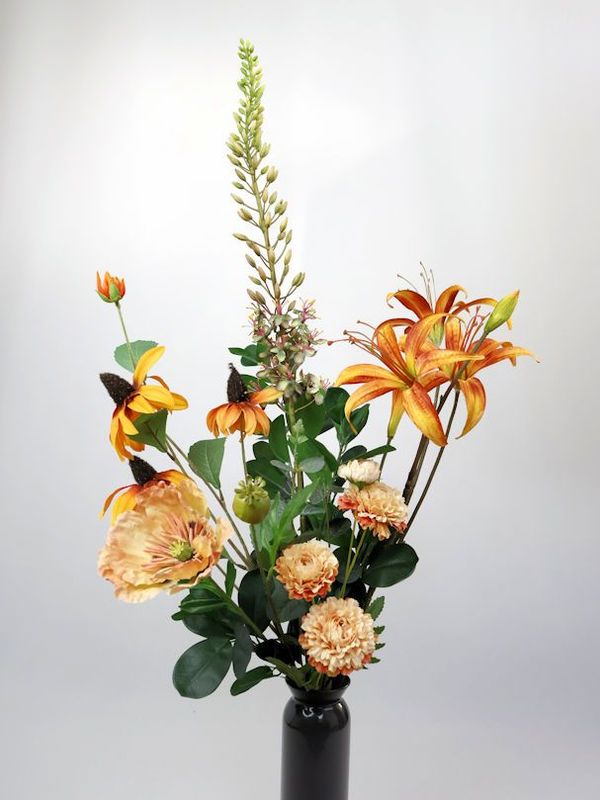 Zijden boeket  Salmon