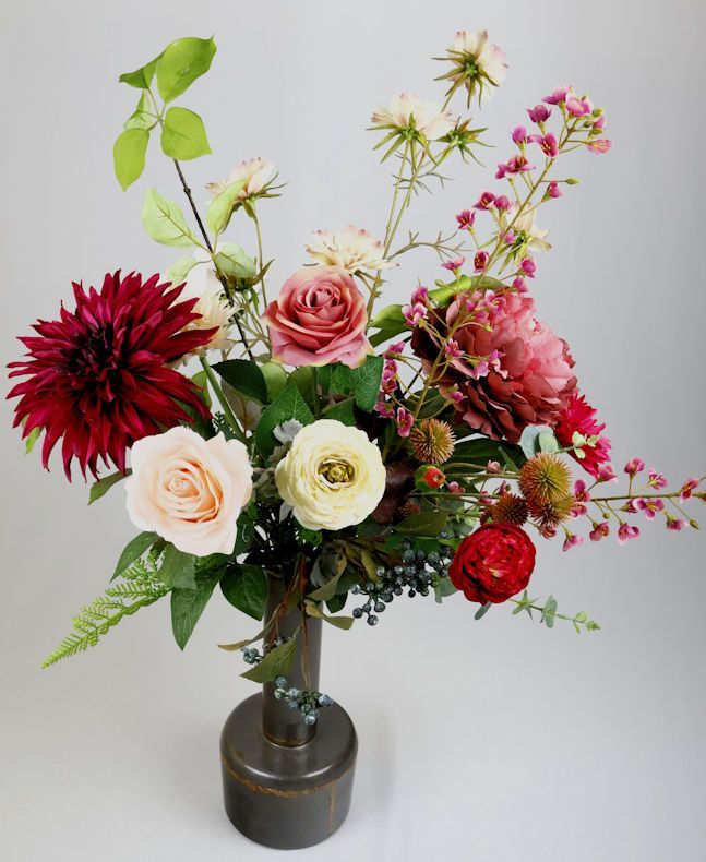 Zijden boeket Rosa