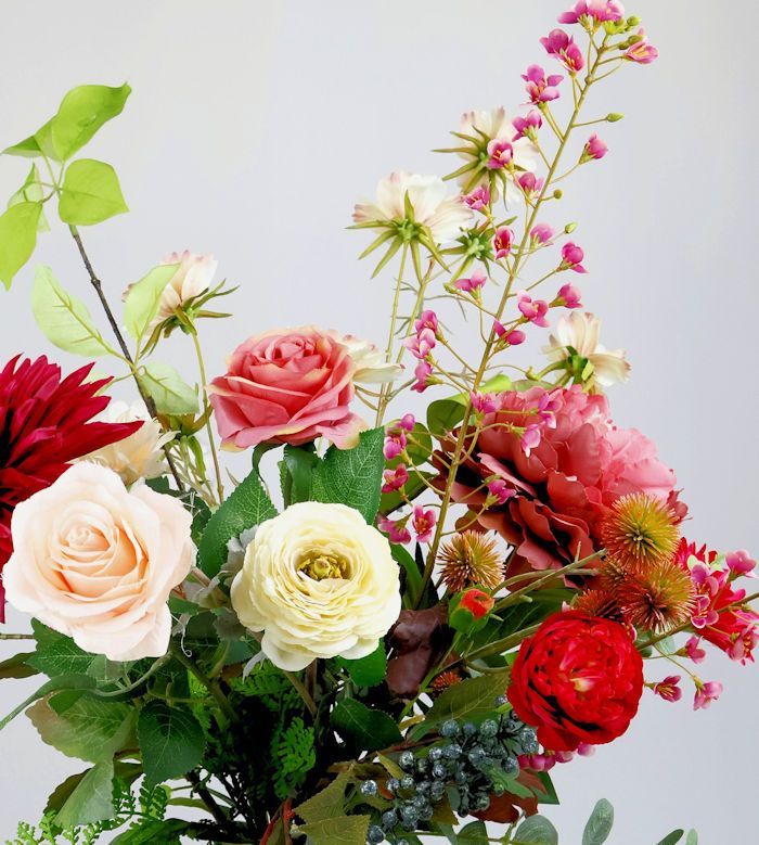 Zijden boeket Rosa