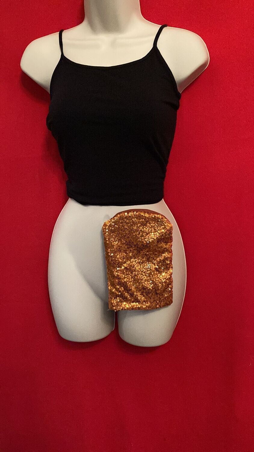 Peach Sequins- Women's  Exclusive Stoma Cover
