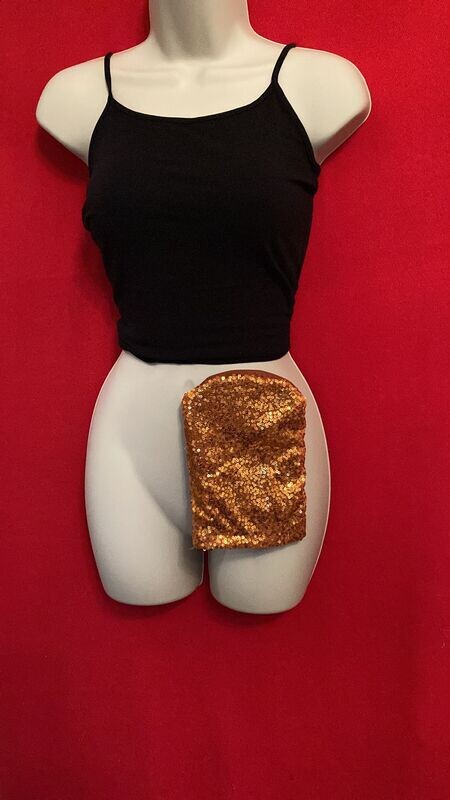 Peach Sequins- Women's  Exclusive Stoma Cover