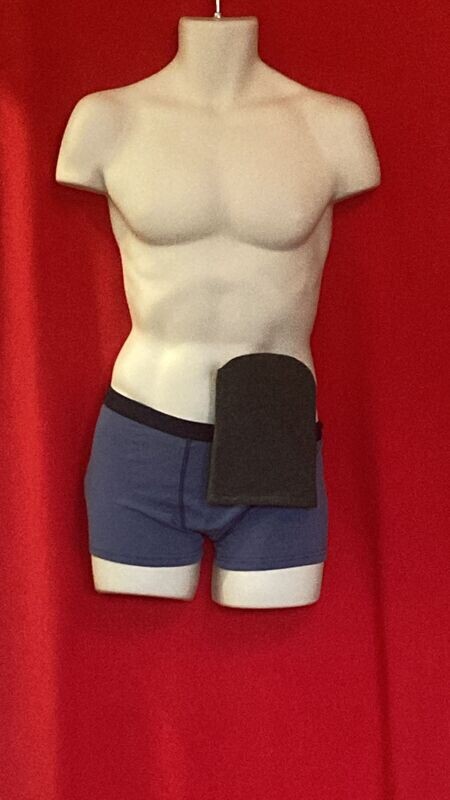 Dark Grey- Men's Stoma Bag Cover
