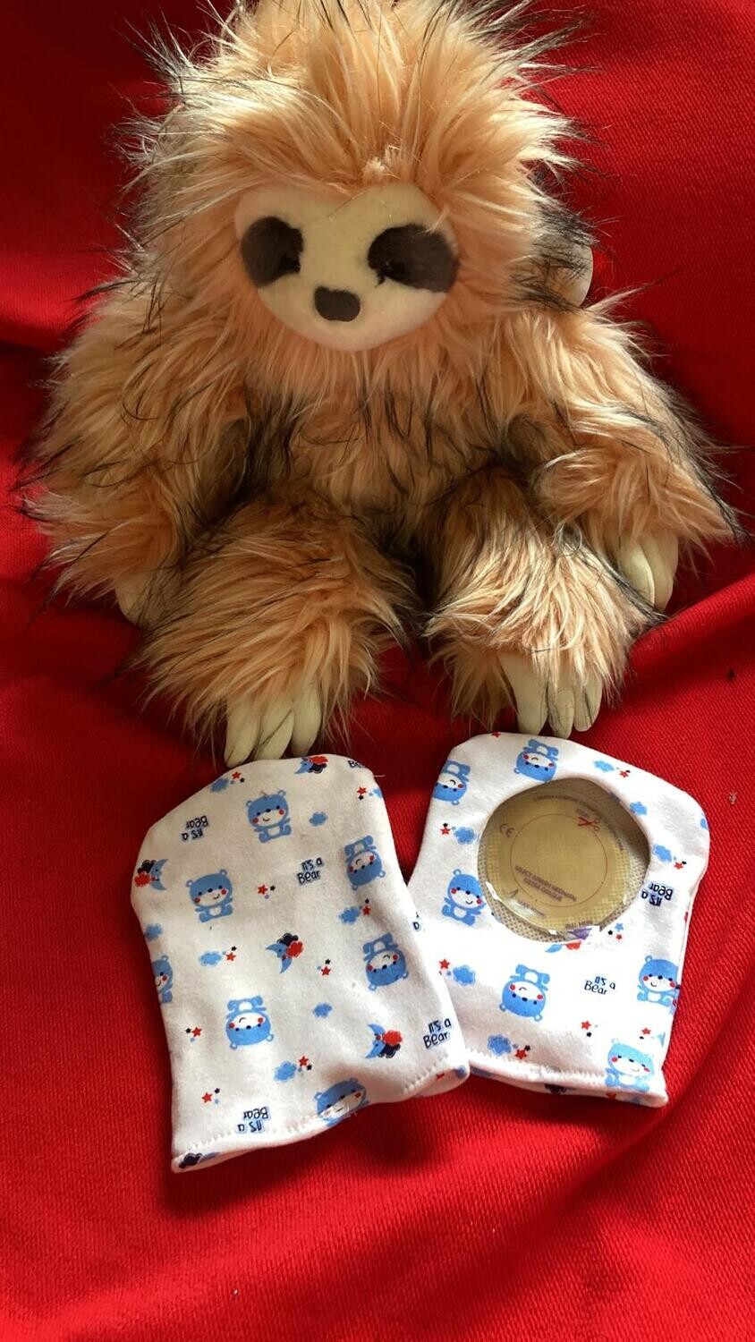 Baby Blue Bear- Baby Stoma Bag Cover