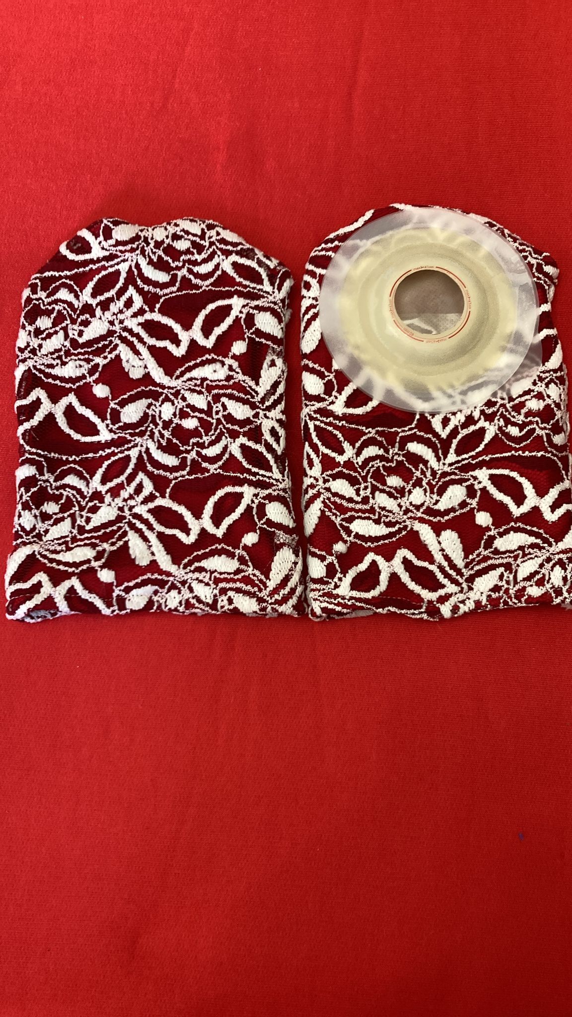 Damson Lace- Women's Stoma Bag Cover