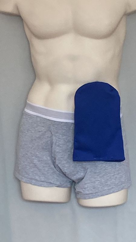 Cobalt Blue Stretch  - Men’s Stoma Bag Cover
