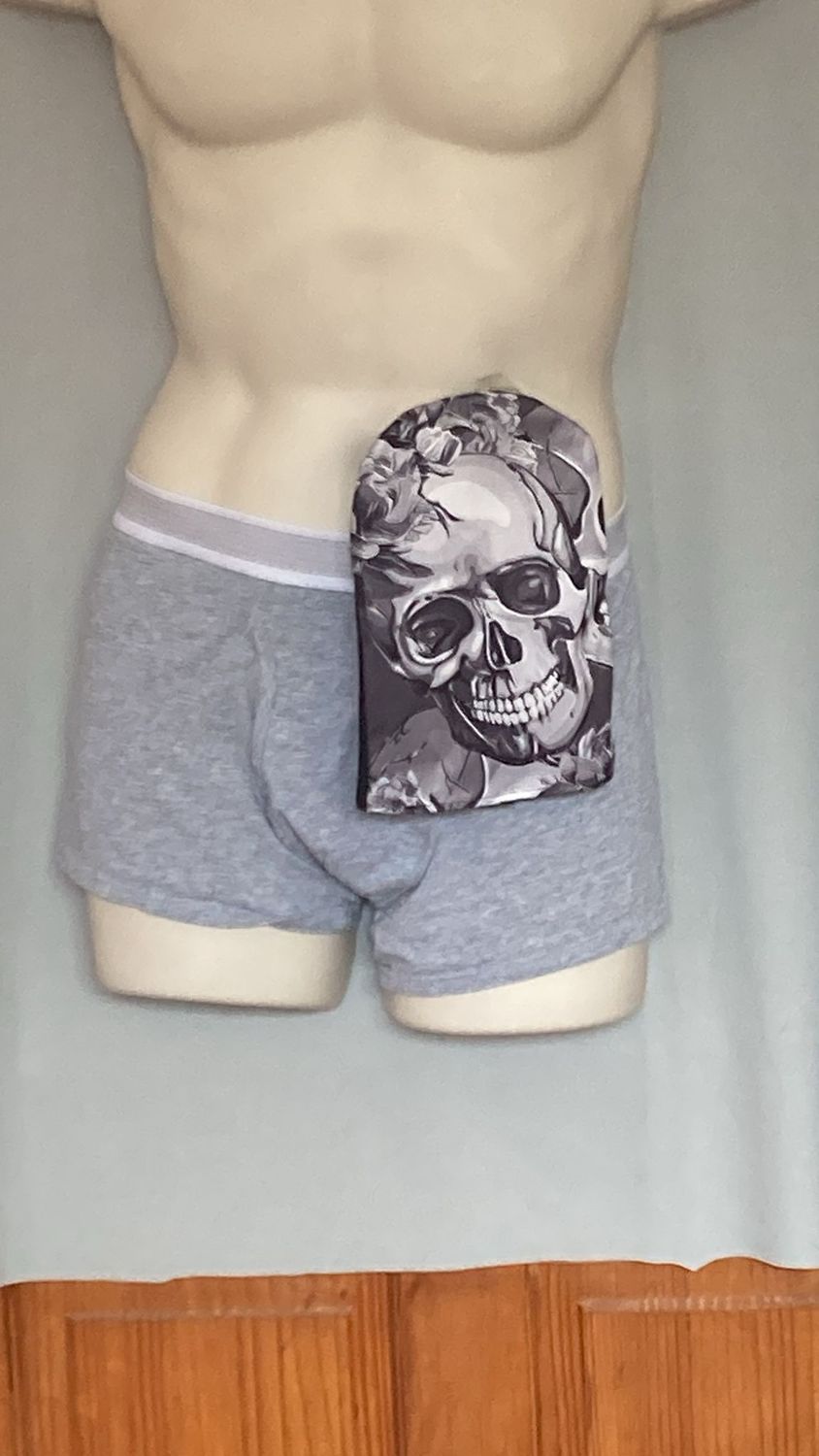 Skulls n Roses  - Men’s Stoma Bag Cover